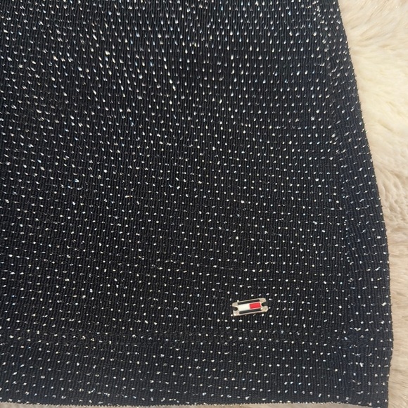 Tommy Hilfiger Black Sparkle Short Sleeve Top NWOT - Picture 4 of 4